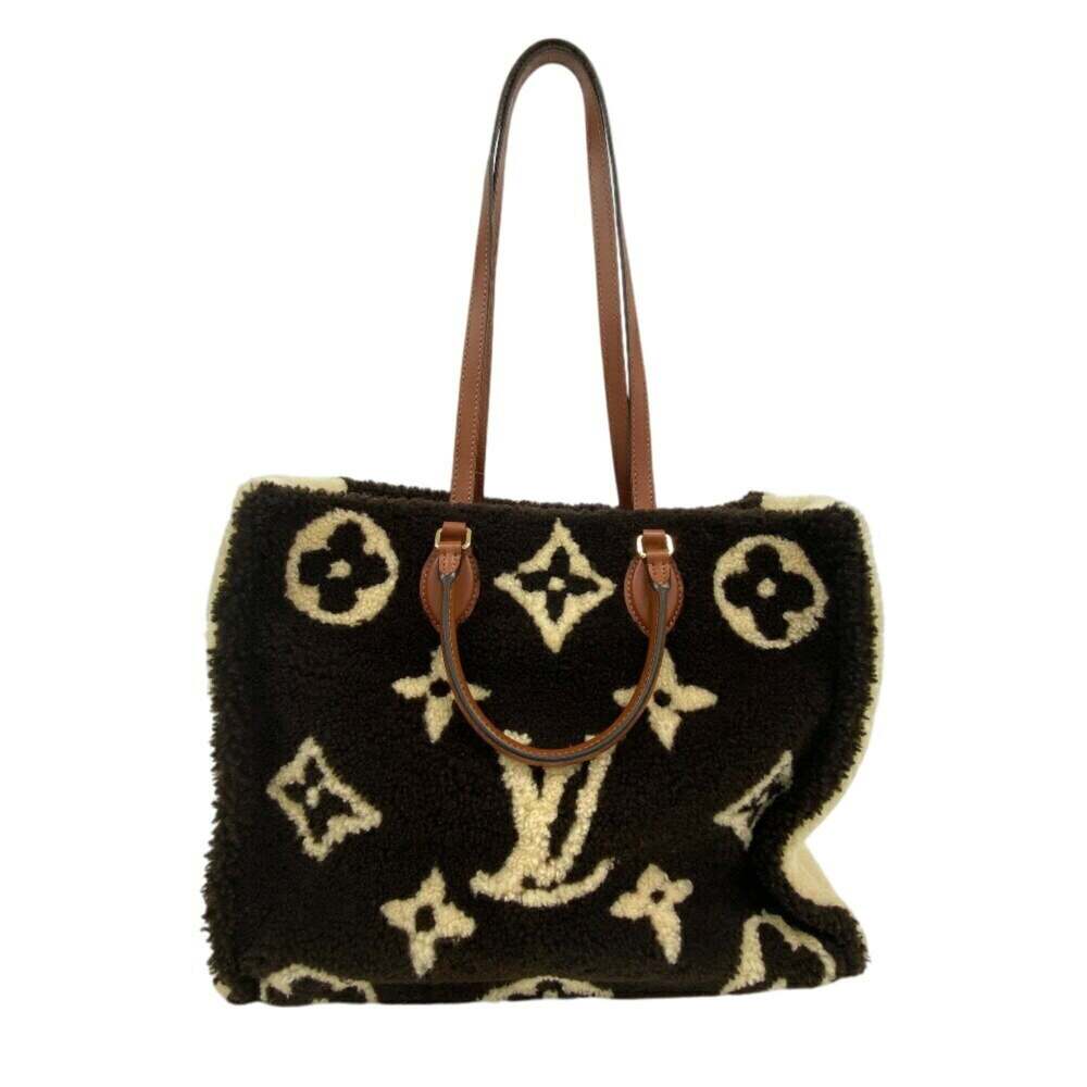 LOUIS VUITTON M55420 On the Go GM Monogram Teddy Handbag High Women's Brown - Picture 4 of 16